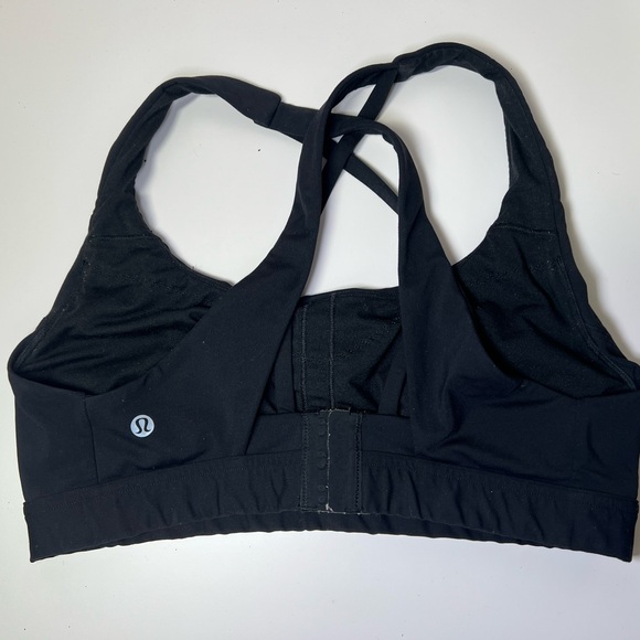 lululemon athletica Tops - Lululemon Womens Size 10 Stash It All Bra Medium Support  BLACK Strappy